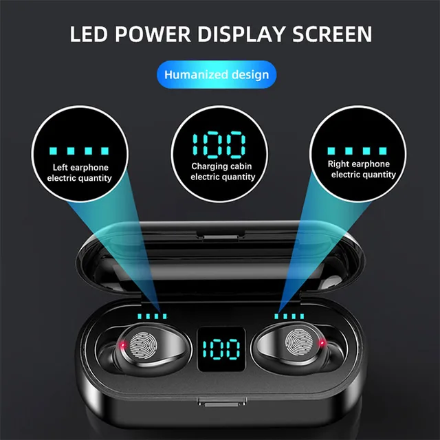 F9 In Ear Earbuds True Wireless Headset