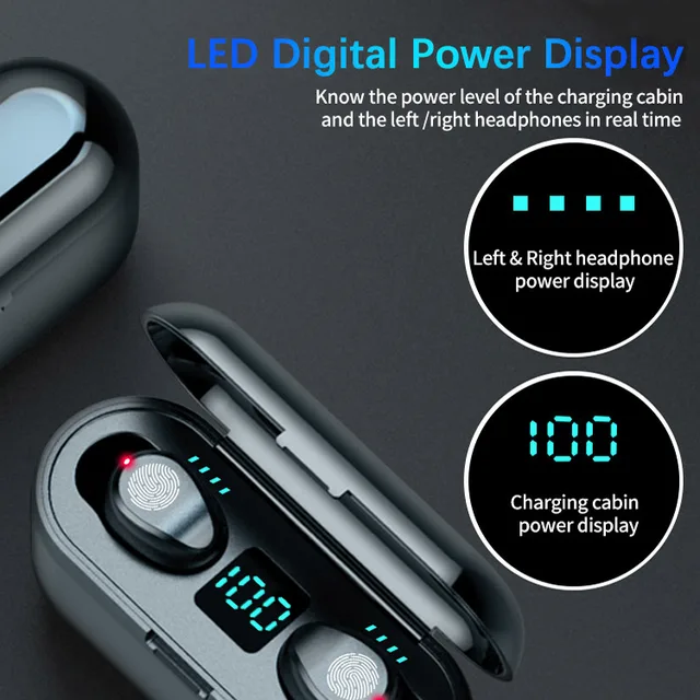 F9 In Ear Earbuds True Wireless Headset
